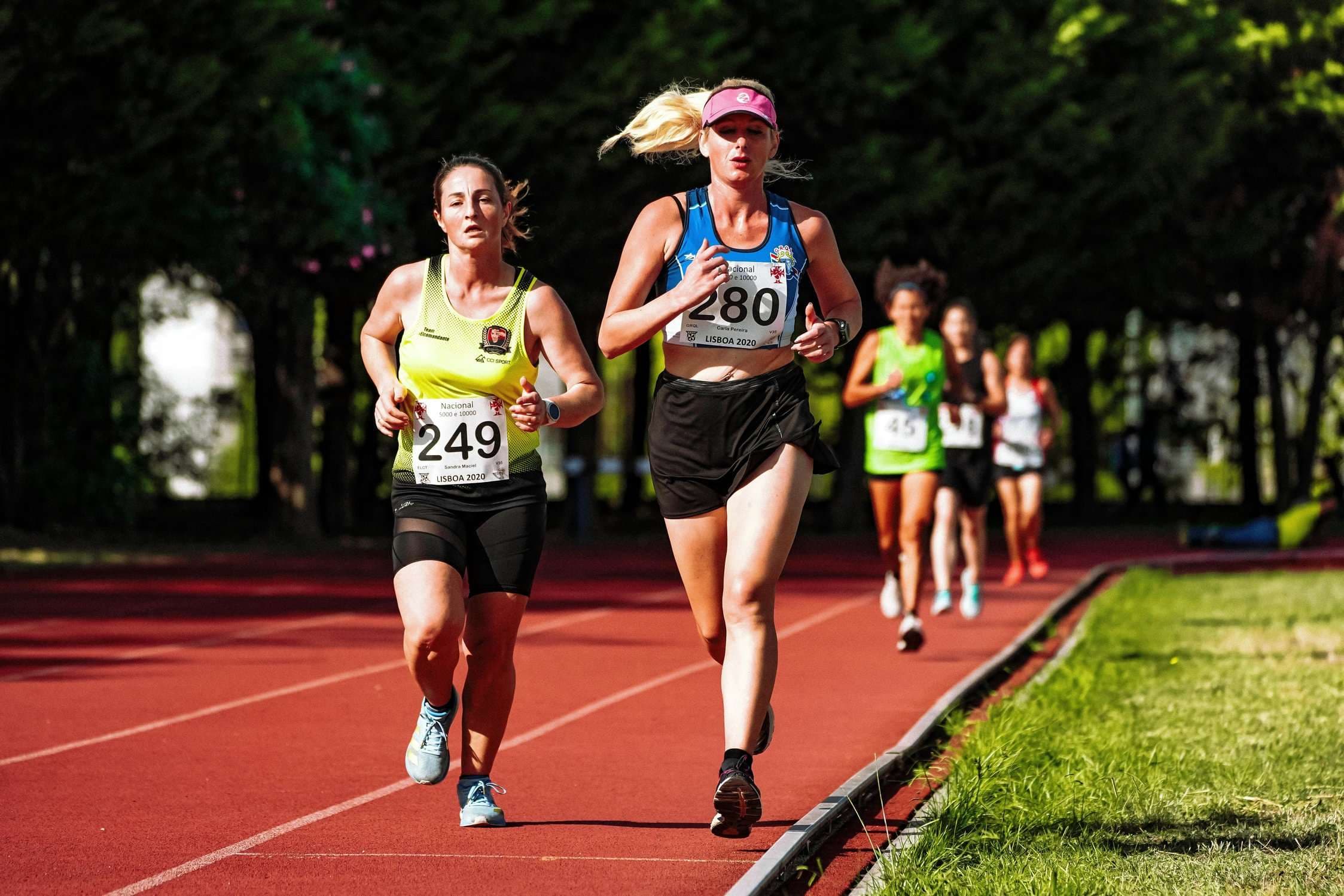 Läufer während einer Sportveranstaltung