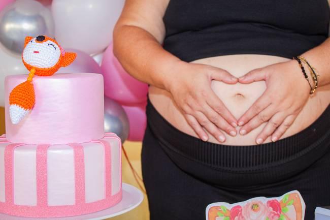 Chá de fralda da Aline