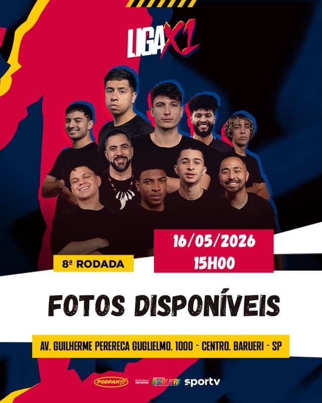 Liga de X1 Podpah - 8ª Rodada 16-05-2026