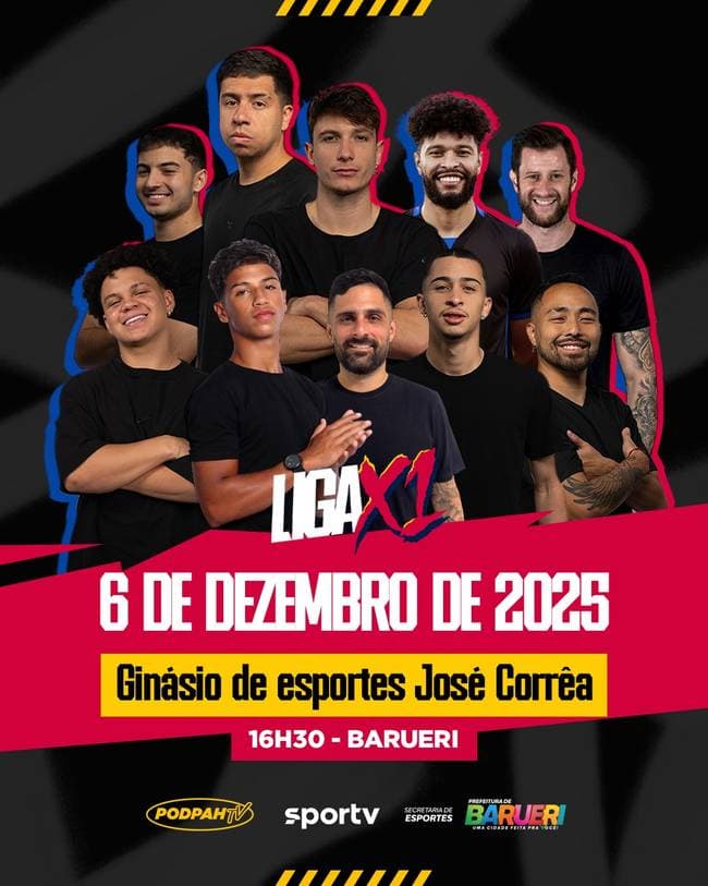 Liga de X1 Podpah - 4ª Rodada 06-12-2025